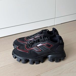 Prada Cloudbust Thunder Thunder Technical Fabric Sneakers, Menswear